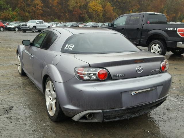 JM1FE173440122481 - 2004 MAZDA RX8 GRAY photo 3