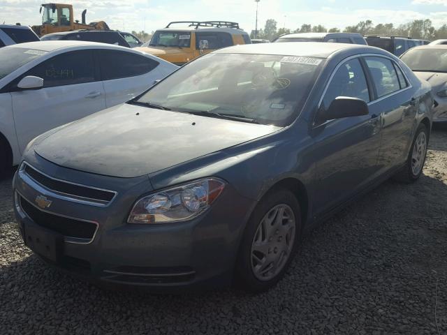 1G1ZG57B29F158656 - 2009 CHEVROLET MALIBU LS BLUE photo 2
