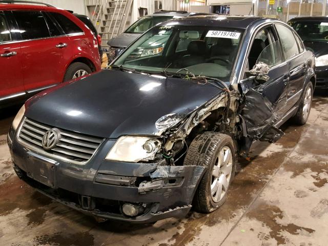 WVWAD63B55P029629 - 2005 VOLKSWAGEN PASSAT GLS GRAY photo 2