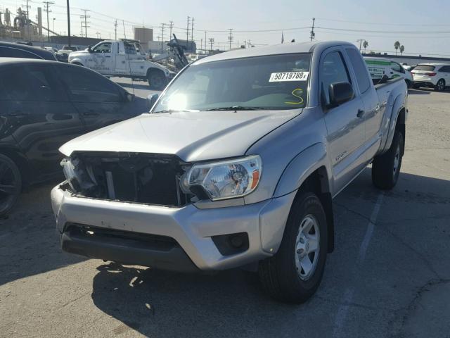 5TFTX4GN5EX031387 - 2014 TOYOTA TACOMA PRE SILVER photo 2