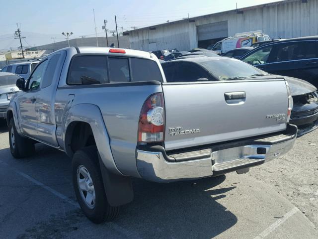 5TFTX4GN5EX031387 - 2014 TOYOTA TACOMA PRE SILVER photo 3