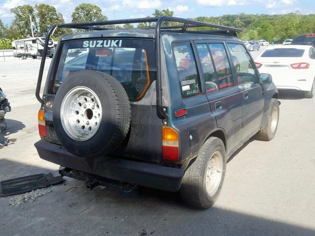 2S3TD03V6T6402661 - 1996 SUZUKI SIDEKICK J GREEN photo 4