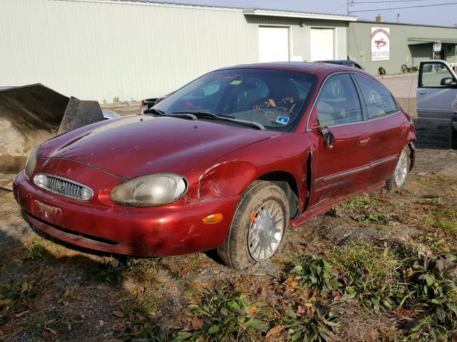 1MEFM53S6XA605488 - 1999 MERCURY SABLE LS RED photo 2