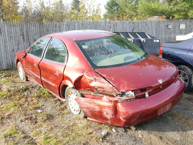 1MEFM53S6XA605488 - 1999 MERCURY SABLE LS RED photo 3