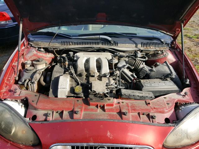 1MEFM53S6XA605488 - 1999 MERCURY SABLE LS RED photo 7