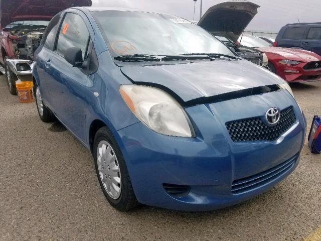 JTDJT923885163761 - 2008 TOYOTA YARIS BLUE photo 1