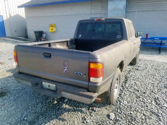 1FTYR14V9XTB05486 - 1999 FORD RANGER SUP GRAY photo 4