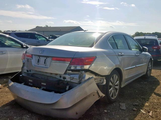 1HGCP2F88BA086934 - 2011 HONDA ACCORD EXL SILVER photo 4