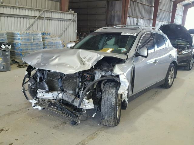 JNKAJ09E39M900590 - 2009 INFINITI EX35 BASE SILVER photo 2