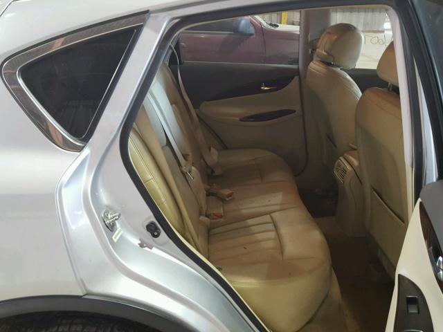 JNKAJ09E39M900590 - 2009 INFINITI EX35 BASE SILVER photo 6