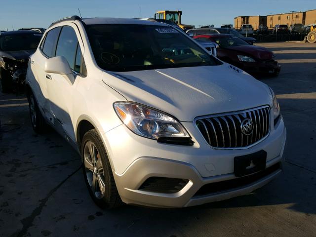 KL4CJASB1DB204499 - 2013 BUICK ENCORE WHITE photo 1