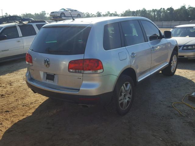 WVGZM77L56D009309 - 2006 VOLKSWAGEN TOUAREG 4. SILVER photo 4