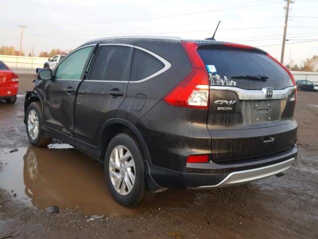 2HKRM4H78FH626573 - 2015 HONDA CR-V EXL GRAY photo 3