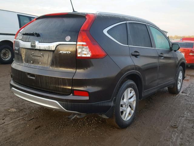 2HKRM4H78FH626573 - 2015 HONDA CR-V EXL GRAY photo 4