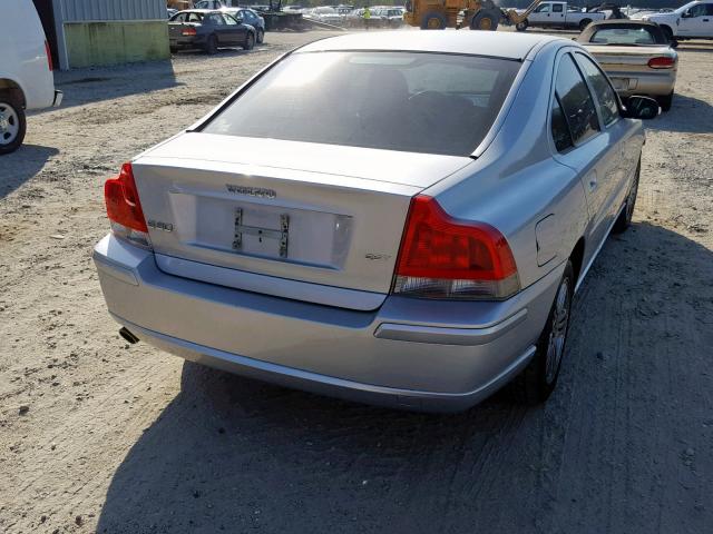 YV1RS592582676229 - 2008 VOLVO S60 2.5T SILVER photo 4