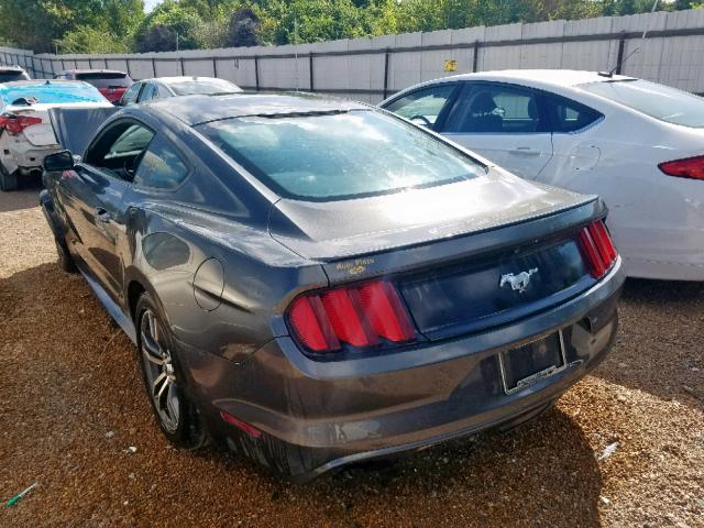 1FA6P8TH6H5240924 - 2017 FORD MUSTANG GRAY photo 3