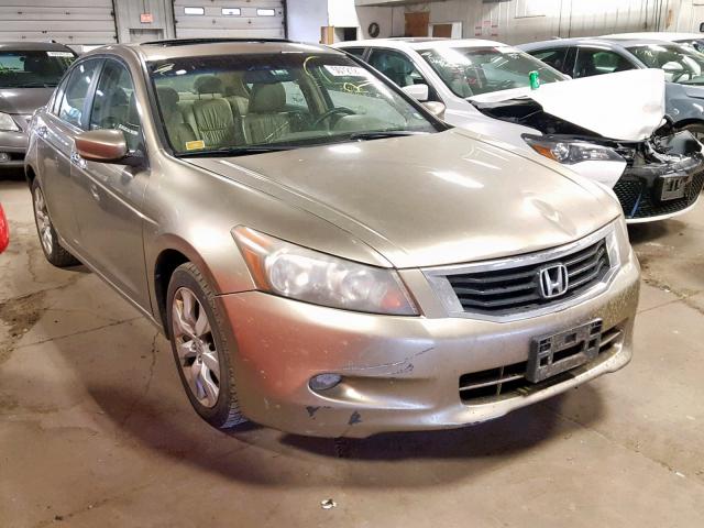 1HGCP36888A035495 - 2008 HONDA ACCORD EXL GOLD photo 1