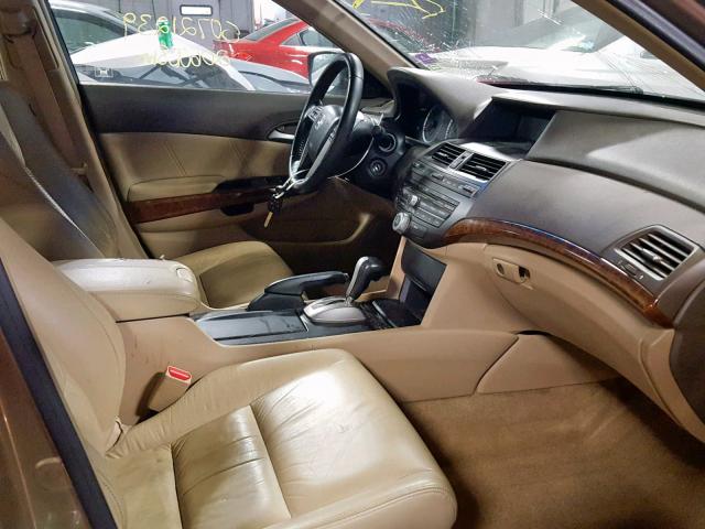 1HGCP36888A035495 - 2008 HONDA ACCORD EXL GOLD photo 5