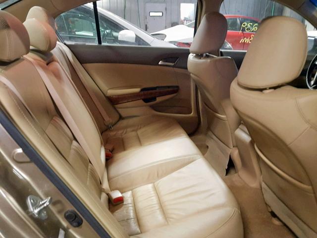 1HGCP36888A035495 - 2008 HONDA ACCORD EXL GOLD photo 6