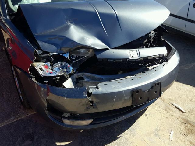 1G8AL54F04Z183418 - 2004 SATURN ION LEVEL GRAY photo 9