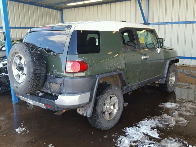 JTEBU4BF9AK075478 - 2010 TOYOTA FJ CRUISER GREEN photo 4