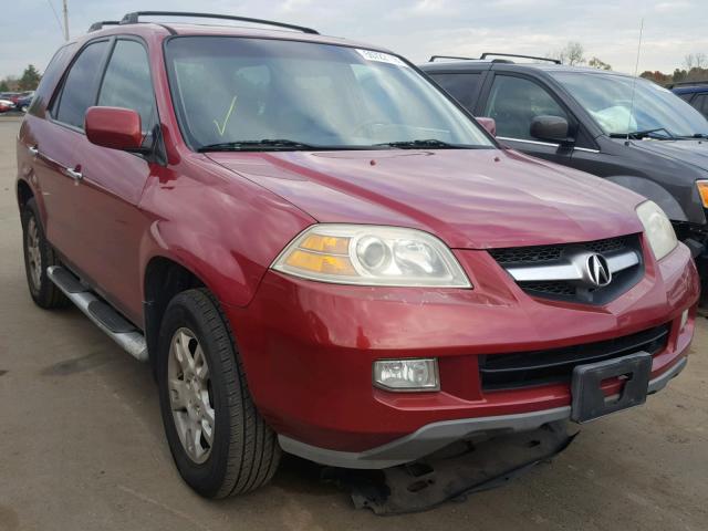 2HNYD18825H542785 - 2005 ACURA MDX TOURIN RED photo 1