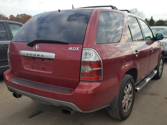 2HNYD18825H542785 - 2005 ACURA MDX TOURIN RED photo 4