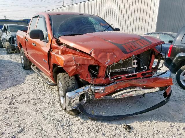 1D7HU18218S530826 - 2008 DODGE RAM 1500 S ORANGE photo 1