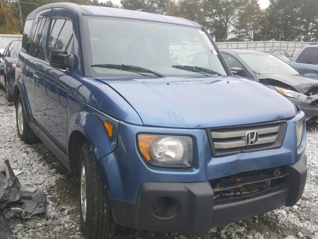 5J6YH18758L015181 - 2008 HONDA ELEMENT EX BLUE photo 1