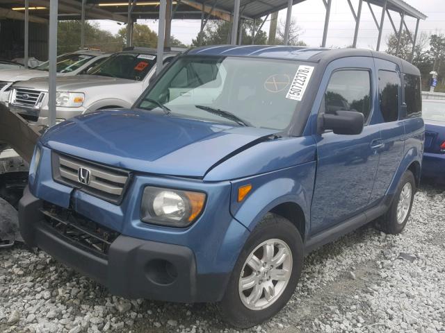 5J6YH18758L015181 - 2008 HONDA ELEMENT EX BLUE photo 2