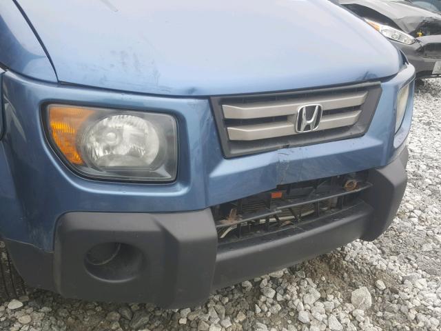 5J6YH18758L015181 - 2008 HONDA ELEMENT EX BLUE photo 9