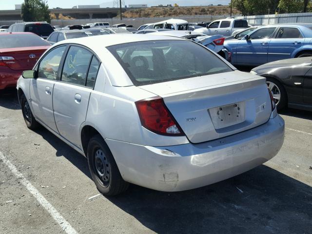 1G8AJ55F17Z161839 - 2007 SATURN ION LEVEL SILVER photo 3