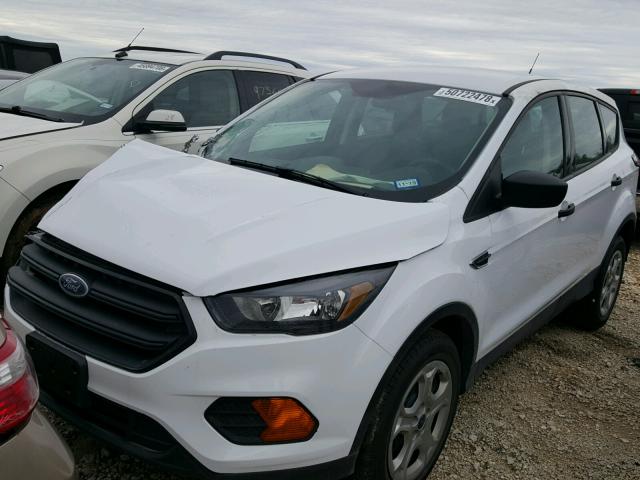 1FMCU0F77JUA54021 - 2018 FORD ESCAPE S WHITE photo 2