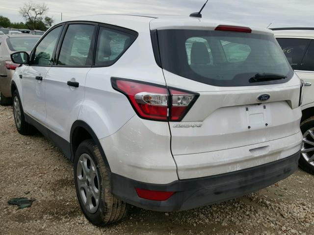 1FMCU0F77JUA54021 - 2018 FORD ESCAPE S WHITE photo 3