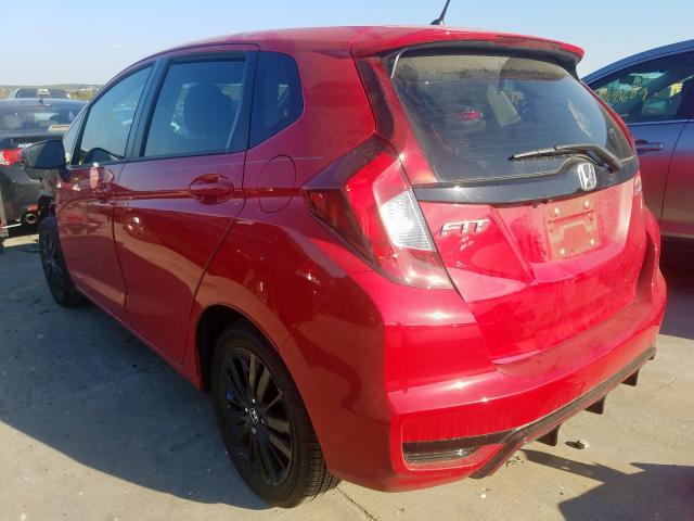 3HGGK5H66JM732292 - 2018 HONDA FIT SPORT RED photo 3