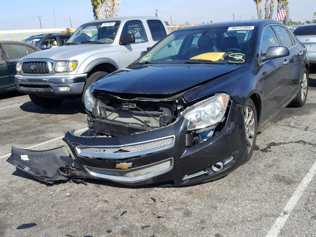 1G1ZG5E72CF370415 - 2012 CHEVROLET MALIBU LTZ GRAY photo 2