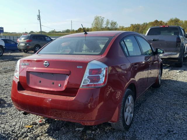 3N1AB61E19L653676 - 2009 NISSAN SENTRA 2.0 RED photo 4