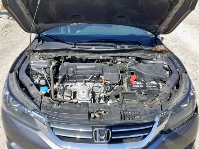 1HGCR2F8XFA093559 - 2015 HONDA ACCORD EXL GRAY photo 7