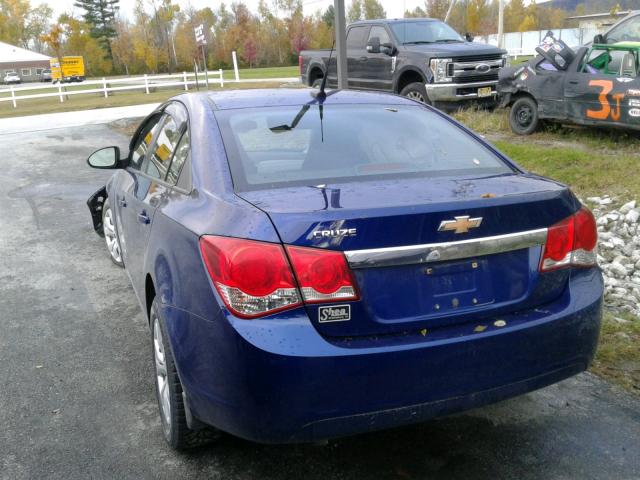 1G1PA5SG0D7140638 - 2013 CHEVROLET CRUZE LS BLUE photo 3