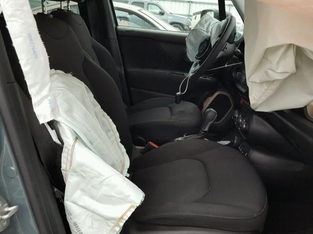 ZACCJBAB3HPF29258 - 2017 JEEP RENEGADE S ლურჯი ფოტო 5