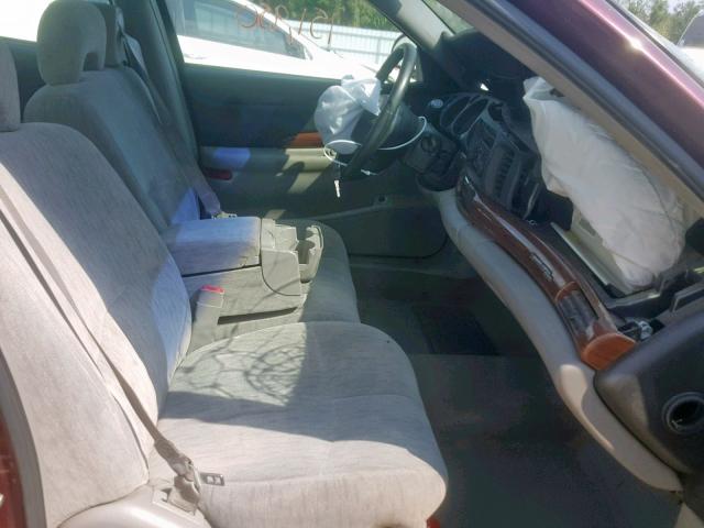 1G4HP52K844156517 - 2004 BUICK LESABRE CU BURGUNDY photo 5