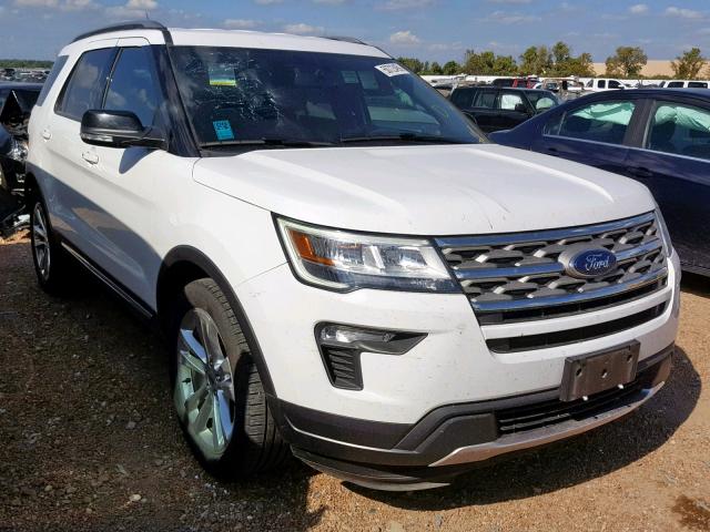 1FM5K7D88JGA67734 - 2018 FORD EXPLORER X WHITE photo 1