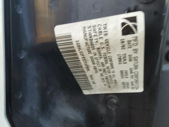 1G8AL52F83Z112985 - 2003 SATURN ION LEVEL WHITE photo 10