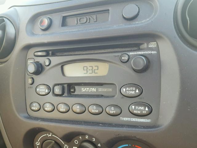 1G8AL52F83Z112985 - 2003 SATURN ION LEVEL WHITE photo 9