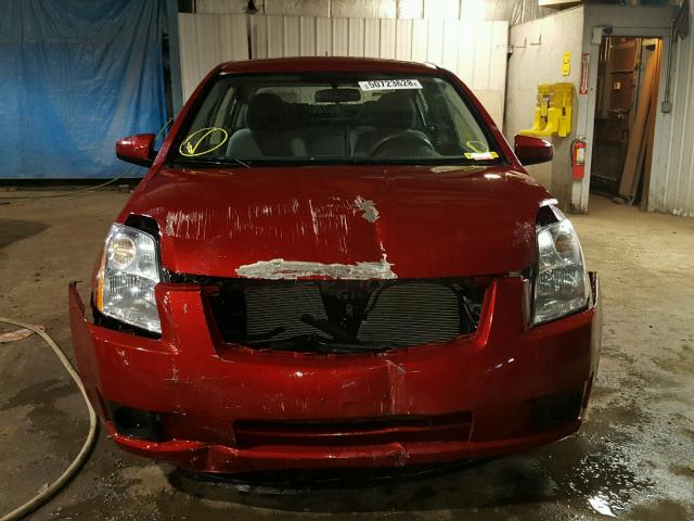 3N1AB61E87L637195 - 2007 NISSAN SENTRA 2.0 RED photo 9