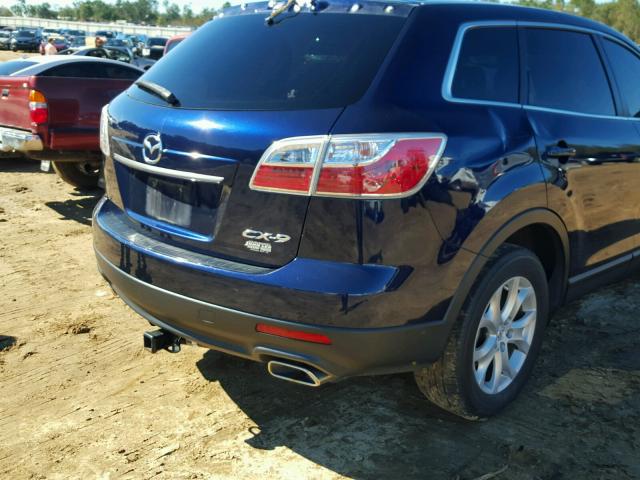 JM3TB2CA3B0309060 - 2011 MAZDA CX-9 BLUE photo 9