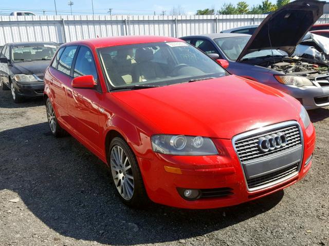 WAUNF78P28A091211 - 2008 AUDI A3 2.0 PRE RED photo 1