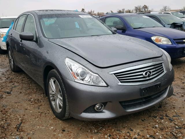 JN1CV6AR0DM764088 - 2013 INFINITI G37 GRAY photo 1