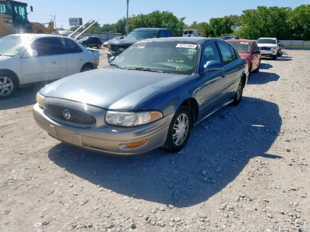 1G4HP54K624221780 - 2002 BUICK LESABRE CU BLUE photo 2