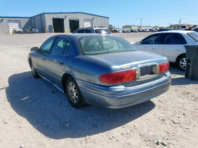 1G4HP54K624221780 - 2002 BUICK LESABRE CU BLUE photo 3